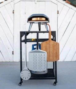 Ooni - Tafel - Medium - Pizza Tafel - 60x80x 90cm - RVS - Zwart -Keukenseries Speciaal Winkel 1035x1200