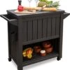 BluMill BBQ Tafel - Inclusief Koelvak 80 Liter - Op Wieltjes - Met Flessenopener - 102 X 46 X 86,5 Cm -Keukenseries Speciaal Winkel 1070x1200