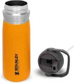 Stanley The IceFlow™ Flip Straw Water Bottle 0,65L - Thermosfles - Saffron -Keukenseries Speciaal Winkel 1074x1200