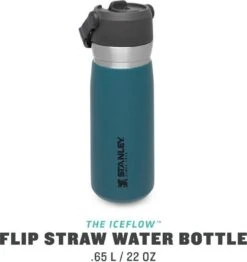 Stanley The IceFlow™ Flip Straw Water Bottle 0,65L - Thermosfles - Saffron -Keukenseries Speciaal Winkel 1130x1200