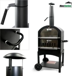 MaxxGarden Pizza Oven Buiten - Houtskool – Incl. Pizzasteen - 45x65x158cm 13 MaxxGarden Pizza Oven Buiten - Houtskool – Incl. Pizzasteen - 45x65x158cm -Keukenseries Speciaal Winkel 1137x1200