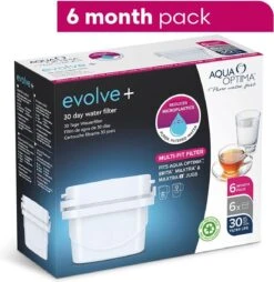 Aqua Optima Evolve+ Single Life - Wit - 6x 100 Liter -Keukenseries Speciaal Winkel 1165x1200 1