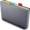 Joseph Joseph Index Large Snijplankenset - Incl. Houder - 34 X 24 Cm - 4 Stuks - Graphite -Keukenseries Speciaal Winkel 1169x1200 4