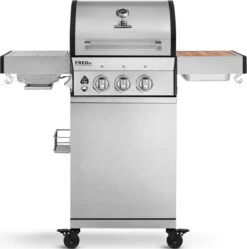 Burnhard Gas BBQ FRED JR. Deluxe - 2 Branders - Incl. Keramische Infraroodbrander & Afdekhoes - Deluxe -Keukenseries Speciaal Winkel 1192x1200