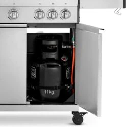 Burnhard Gas BBQ Big FRED Deluxe - 4 Branders - Incl. Keramische Infraroodbrander & Afdekhoes - Deluxe -Keukenseries Speciaal Winkel 1193x1200 1