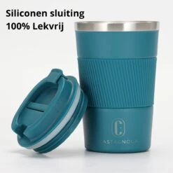 Castagnola Design RVS Koffiebeker To Go - Blauw - 380ml - Thermosbeker - Theebeker -Keukenseries Speciaal Winkel 1198x1200 2