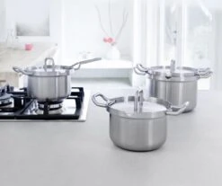 BK Q-linair Master RVS Pannenset - 5-delig - Veilig Afgietsysteem -Keukenseries Speciaal Winkel 1200x1008 4