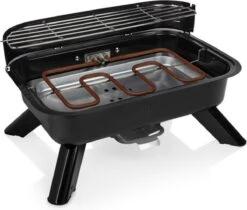 Princess 112252 Hybride Barbecue – Elektrische BBQ - Tafelmodel - 2000W - 44x 29cm - Gebruik Elektrisch Of Met Kolen -Keukenseries Speciaal Winkel 1200x1018