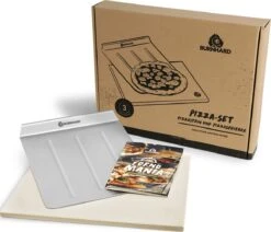 Burnhard Pizzasteen 38 X 30 X 1,5 Cm + Pizzaschep -Keukenseries Speciaal Winkel 1200x1032 2