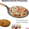 Pizzaschep 30 Cm Voor Oven Of BBQ - Rond - RVS - Met Houten Handvat -Keukenseries Speciaal Winkel 1200x1033