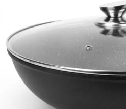 Swiss Pro+ - Marmeren Wokpan - Ø 32 Cm - Geschikt Voor Alle Warmtebronnen -Keukenseries Speciaal Winkel 1200x1038 1