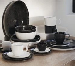 S&P - MIELO - Black - Dinerbord 26,5 Cm - Set Van 4 -Keukenseries Speciaal Winkel 1200x1051