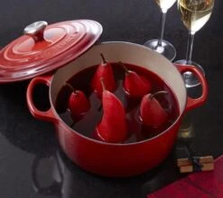 Le Creuset Signature Braadpan - 4,2 L - 24 Cm - Kersenrood -Keukenseries Speciaal Winkel 1200x1070