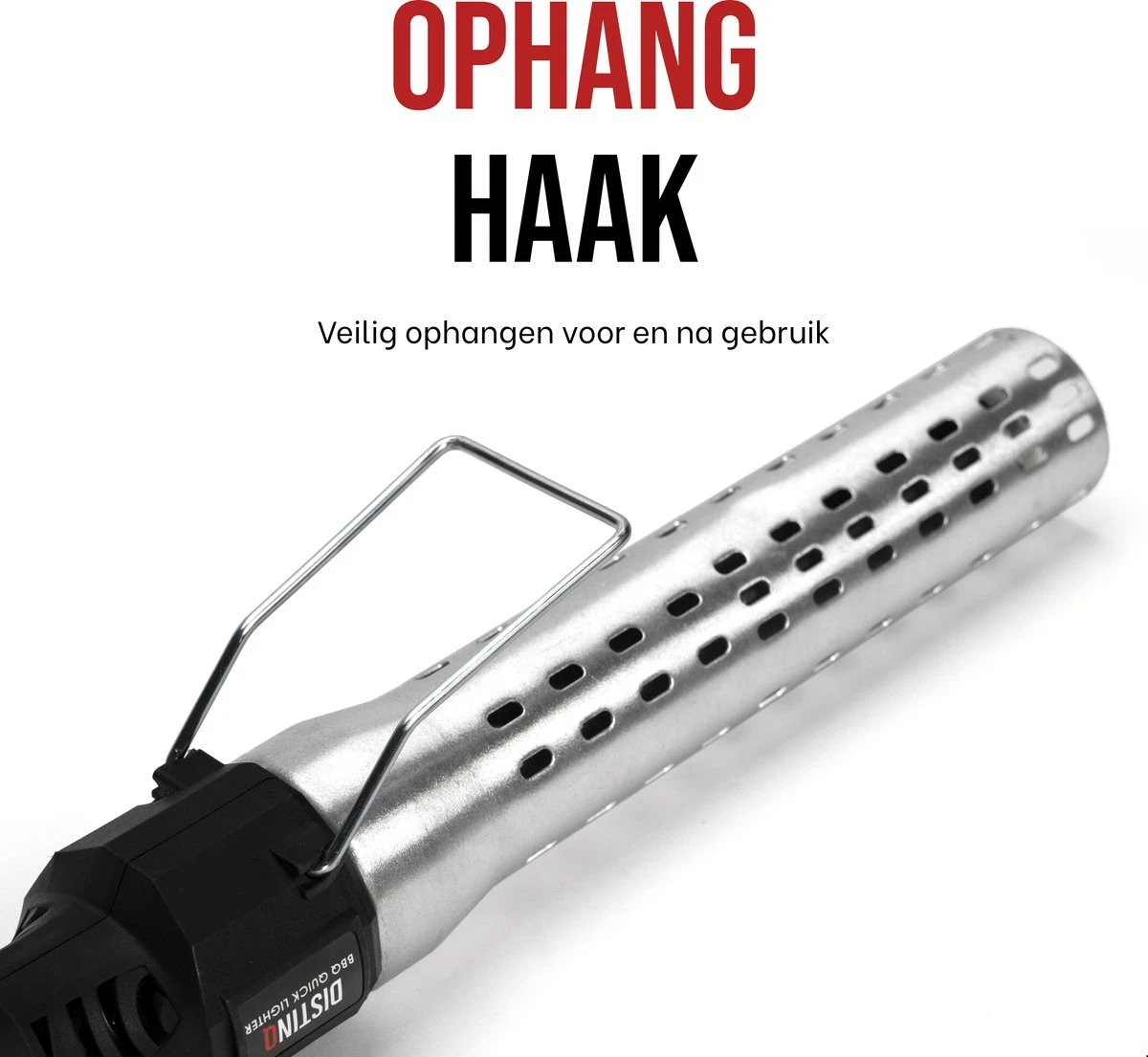 DistinQ BBQ Lighter Aansteker - Elektrische Barbecue Looftlighter Houtskool Starter Voor Barbecue, Grill En Open Haard - 2000 Watt 6 DistinQ BBQ Lighter Aansteker - Elektrische Barbecue Looftlighter Houtskool Starter Voor Barbecue, Grill En Open Haard - 2000 Watt - Afbeelding 4