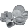 Excellent Serviesset - Servies - 16 Stuks - Aardewerk - Grijs -Keukenseries Speciaal Winkel 1200x1125