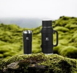 MacGyver RVS Thermoskan 1.5 Ltr – RVS Thermosbeker 0,55 Ltr - Langdurig Warm/koud - Zwart -Keukenseries Speciaal Winkel 1200x1145 1