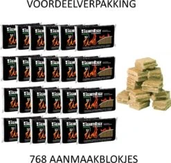 Samba Aanmaakblokjes Bruin á 24 X 32 Stuks - Omdoos Is 768 Aanmaakblokjes -Keukenseries Speciaal Winkel 1200x1148 2