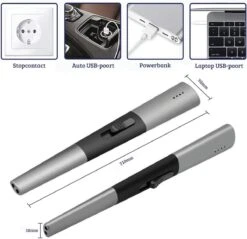 Allkinds Lange Elektrische Plasma Aansteker - USB Oplaadbaar - Vlamloze Elektrische Aansteker Voor Keuken, Kaars, BBQ Of Openhaard - Zwart - In- En Outdoor - Chique Design -Keukenseries Speciaal Winkel 1200x1162 1