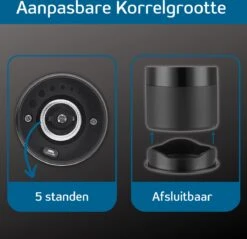 GOV Elektrische Peper- En Zoutmolen Zwart XL Set Oplaadbaar - Pepermolen - Peper En Zoutstel -Keukenseries Speciaal Winkel 1200x1162 9