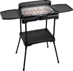 Princess 112250 Elektrische BBQ Met Zijplanken - BBQ - 40x25cm - Met En Zonder Statief Te Gebruiken - Met Zijplankjes - Ook Te Gebruiken Als Tafelgrill - 2200W -Keukenseries Speciaal Winkel 1200x1163 2