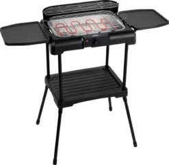Princess 112250 Elektrische BBQ Met Zijplanken - BBQ - 40x25cm - Met En Zonder Statief Te Gebruiken - Met Zijplankjes - Ook Te Gebruiken Als Tafelgrill - 2200W -Keukenseries Speciaal Winkel 1200x1164 1