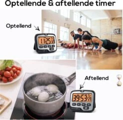 BanGosa® Magnetisch Digitale Kookwekker - Timer - RVS - Keukenwekker Digitaal - Digitale Keuken Timer - Stopwatch Met Magneet -Keukenseries Speciaal Winkel 1200x1164 3