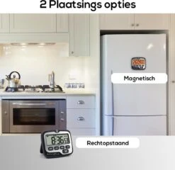 BanGosa® Magnetisch Digitale Kookwekker - Timer - RVS - Keukenwekker Digitaal - Digitale Keuken Timer - Stopwatch Met Magneet -Keukenseries Speciaal Winkel 1200x1166 2