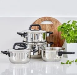 Gero Erik Kookpannenset - 4-delig - RVS - Inductie -Keukenseries Speciaal Winkel 1200x1167 3