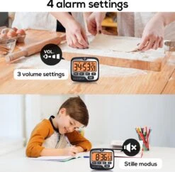 BanGosa® Magnetisch Digitale Kookwekker - Timer - RVS - Keukenwekker Digitaal - Digitale Keuken Timer - Stopwatch Met Magneet -Keukenseries Speciaal Winkel 1200x1174 3