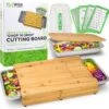 Ecowize 3-in-1 Bamboe Snijplank Met Opvangbak - Snijplank Hout Incl. 3 Roestvrijstalen Opvangbakjes Met Bamboe Deksel, 4 Inzetbare Raspen - Groentesnijder, Hakblok, Borrelplank, Tapasplank, Broodplank - 40x30cm - Duurzaam Cadeau 2 Ecowize 3-in-1 Bamboe Snijplank Met Opvangbak - Snijplank Hout Incl. 3 Roestvrijstalen Opvangbakjes Met Bamboe Deksel, 4 Inzetbare Raspen - Groentesnijder, Hakblok, Borrelplank, Tapasplank, Broodplank - 40x30cm - Duurzaam Cadeau -Keukenseries Speciaal Winkel 1200x1175 5