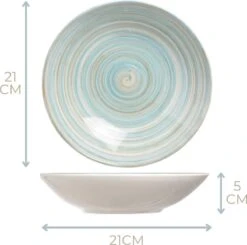 Cosy&Trendy Serviesset 24-delig Turbolino Blauw -Keukenseries Speciaal Winkel 1200x1190