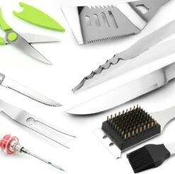 Saveur Royal® 35-delige Barbecue Gereedschapset In Roestvrij Staal - BBQ Grill Set Met Draagtas - Barbecuegerei-sets - Barbecue Accessoires Gereedschap - 35-delig -Keukenseries Speciaal Winkel 1200x1195 8