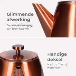 Vaja® Theepot Juliette Rosé Dubbelwandig -Keukenseries Speciaal Winkel 1200x1196 2