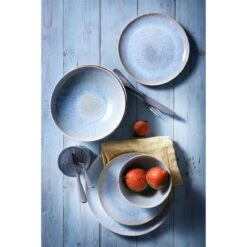 Palmer Serviesset Light Blue Sea Stoneware 6-persoons 24-delig Blauw -Keukenseries Speciaal Winkel 1200x1200 100