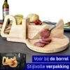 MikaMax Worst Guillotine - Worstsnijder - Worst Snijplank - Sausage Guillotine - Makkelijk Schoon Te Maken - RVS Mes - Bamboe - 30 X 19cm -Keukenseries Speciaal Winkel 1200x1200 1006