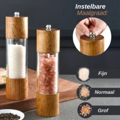 VAIVE Peper En Zoutmolen Set - Pepermolen -Keukenseries Speciaal Winkel 1200x1200 1011