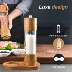 VAIVE Peper En Zoutmolen Set - Pepermolen -Keukenseries Speciaal Winkel 1200x1200 1012