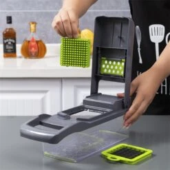 Merkloos Mandoline – Multifunctionele Groentesnijder – Nicer Dicer -Keukenseries Speciaal Winkel 1200x1200 1052
