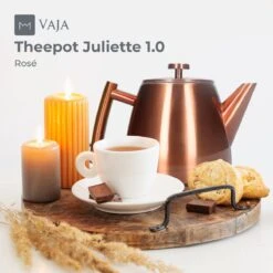 Vaja® Theepot Juliette Rosé Dubbelwandig -Keukenseries Speciaal Winkel 1200x1200 123