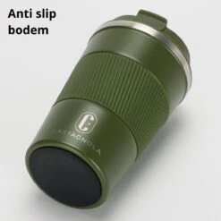 Castagnola Design RVS Koffiebeker To Go - Groen - 380ml - Thermosbeker - Theebeker -Keukenseries Speciaal Winkel 1200x1200 142