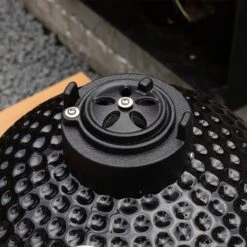 BluMill Kamado BBQ Egg - Kamado 13 Inch - Incl. Vlees Thermometer - Houtskoolbarbecues - Zwart - Ø 27cm -Keukenseries Speciaal Winkel 1200x1200 182