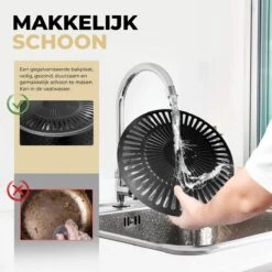 Ozocozy BBQ-ONE Houtskool Tafelbarbecue - Ø30 Cm- Zwart - Incl. Draagtas, Siliconen Bakkwast En RVS-Barbecuetang -Keukenseries Speciaal Winkel 1200x1200 189