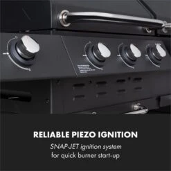 Klarstein Kingsville Double Barbecue - Houtskool- En Gasbarbecue - Smoker BBQ - Inclusief Deksels En Thermometer - Met 2 Roosters - Zwart -Keukenseries Speciaal Winkel 1200x1200 199