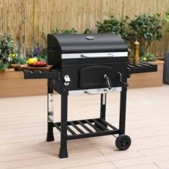 Alice's Garden Houtskool BBQ Bernard - Smoker - Verstelbare Houtskoolbak - Zwart -Keukenseries Speciaal Winkel 1200x1200 260
