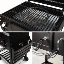 Alice's Garden Houtskool BBQ Bernard - Smoker - Verstelbare Houtskoolbak - Zwart -Keukenseries Speciaal Winkel 1200x1200 261