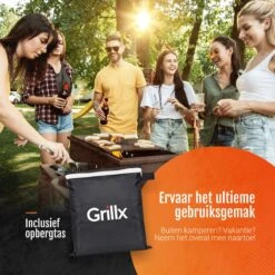 GrillX Barbecue Hoes - 145 X 61 X 117cm - BBQ Hoes Waterdicht - Beschermhoes Inclusief Trekkoord - BBQ Accesoires -Keukenseries Speciaal Winkel 1200x1200 286