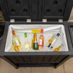 BluMill BBQ Tafel - Inclusief Koelvak 80 Liter - Op Wieltjes - Met Flessenopener - 102 X 46 X 86,5 Cm -Keukenseries Speciaal Winkel 1200x1200 290