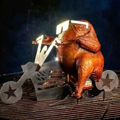 GrillX Beer Can Chicken Houder - Kiphouder Motorcycle - BBQ Accesoires - Bierkip - Barbeque Gereedschap - Chicken Sitter -Keukenseries Speciaal Winkel 1200x1200 328