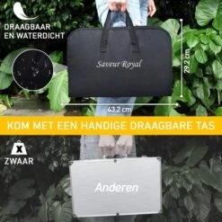 Saveur Royal® 35-delige Barbecue Gereedschapset In Roestvrij Staal - BBQ Grill Set Met Draagtas - Barbecuegerei-sets - Barbecue Accessoires Gereedschap - 35-delig -Keukenseries Speciaal Winkel 1200x1200 334