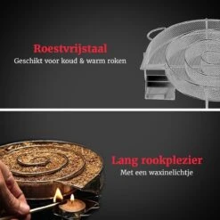 GrillX Cold Smoke Generator Met 1KG Appel Rookmot - 6 Liter - Smokerbox - RVS Rookbox - Rookgenerator - Koud Roken - BBQ Accesoires -Keukenseries Speciaal Winkel 1200x1200 341
